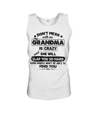 Don't Mess With Me My Grandma Is Crazy Unisex Tank thumbnail