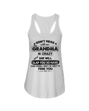 Don't Mess With Me My Grandma Is Crazy Ladies Flowy Tank thumbnail