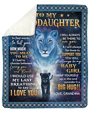 Its hard to find word- Grandma-To-Granddaughter Sherpa Fleece Blanket - 50" x 60" thumbnail