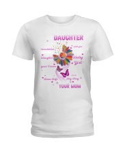 To My Love Daughter From Mom Ladies T-Shirt tile
