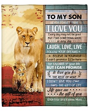 Lion- Never Forget That I Love U Mom-To-Son Fleece Blanket - 50" x 60" front