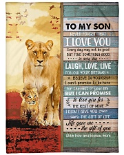 Lion- Never Forget That I Love U Mom-To-Son Fleece Blanket tile
