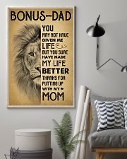 Bonus Dad - Thank for putting up with my mom 11x17 Poster lifestyle-poster-1