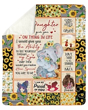 If I could give U on thing in life Mom-To-Daughter Sherpa Fleece Blanket tile
