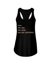 Papa the man the myth the bad Ladies Flowy Tank thumbnail