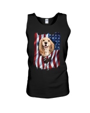 American Flag Cocker spaniel Unisex Tank thumbnail