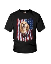 American Flag Cocker spaniel Youth T-Shirt thumbnail
