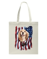 American Flag Cocker spaniel Tote Bag thumbnail