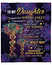 I Hugged This Soft Blanket Mom To Daughter Fleece Blanket - 50" x 60" front