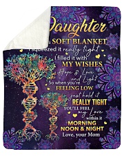 I Hugged This Soft Blanket Mom To Daughter Sherpa Fleece Blanket tile