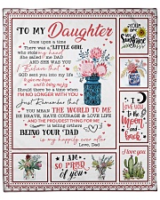 You Are My Sunshine Dad To Daughter Fleece Blanket - 50" x 60" front
