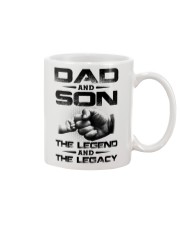 Dad And Son The Legend The Legacy Mug tile