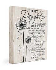Whenever Journey In Life May Take U To Daughter 11x14 Gallery Wrapped Canvas Prints front