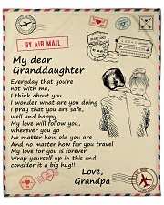 Granddaughter My Love For You Is Forever Fleece Blanket - 50" x 60" front