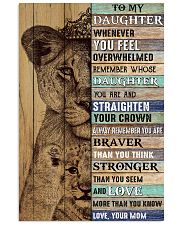 Daughter Lion Remember Straighten Your Crown 11x17 Poster front