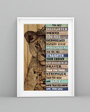 Daughter Lion Remember Straighten Your Crown 11x17 Poster lifestyle-poster-5