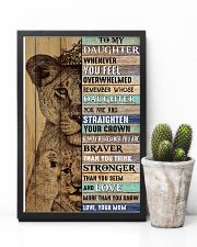Daughter Lion Remember Straighten Your Crown 11x17 Poster lifestyle-poster-8