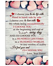 I Choose You To Do Life 11x17 Poster front