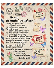 Today Is A Good Day Have Great Day Dad To Daughter Fleece Blanket - 50" x 60" front