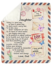 Today Is A Good Day Have Great Day Dad To Daughter Sherpa Fleece Blanket tile