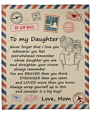 Never Forget That I Love You Mom-To-Daughter Fleece Blanket - 50" x 60" front