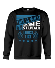 This Is What An Awesome Stepdad Look Like Crewneck Sweatshirt thumbnail