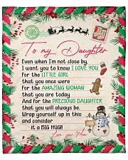 Even When Im Not Close By Xmas Mom To Daughter Fleece Blanket - 50" x 60" front