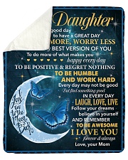 Daughter To Be The Very Best Version Of You Sherpa Fleece Blanket tile