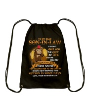 To My Dear Son-In-Law From Mother-in-law Drawstring Bag thumbnail