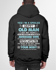 I 'm A Spoiled Grumpy Old Man Of Awesome Wife Hooded Sweatshirt garment-hooded-sweatshirt-back-01
