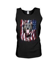 American Flag Belgian malinois Unisex Tank thumbnail