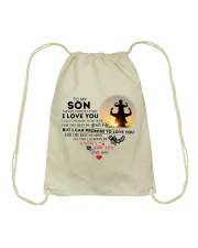 Never Forget That I Love You Dad To Son Drawstring Bag tile