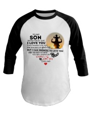 Never Forget That I Love You Dad To Son Baseball Tee tile