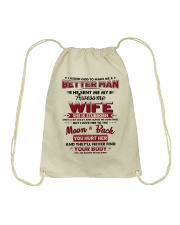 God Sent Me My Awesome Wife Drawstring Bag thumbnail