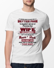 God Sent Me My Awesome Wife Classic T-Shirt lifestyle-mens-crewneck-front-13
