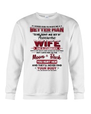 God Sent Me My Awesome Wife Crewneck Sweatshirt thumbnail