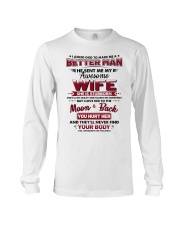 God Sent Me My Awesome Wife Long Sleeve Tee thumbnail