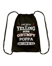 I'm A grumpy Poppa Drawstring Bag thumbnail