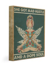 Hippie Girl She Got Mad Hustle And A Dope Soul 11x14 Gallery Wrapped Canvas Prints front