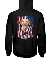 Chesapeake bay retriever Flag Hooded Sweatshirt thumbnail