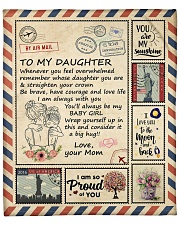 I Love You To The Moon And Back Mom-To-Daughter Fleece Blanket - 50" x 60" front