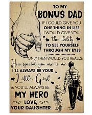 Bonus Dad You'll Always Be My Hero - For Dad 11x17 Poster front