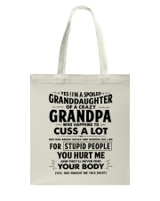 I Have A Crazy Grandpa Tote Bag thumbnail