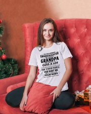 I Have A Crazy Grandpa Ladies T-Shirt lifestyle-holiday-womenscrewneck-front-2