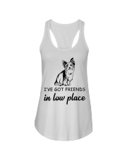 Yorkie I've Got Friends in low places Ladies Flowy Tank thumbnail