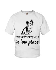 Yorkie I've Got Friends in low places Youth T-Shirt thumbnail