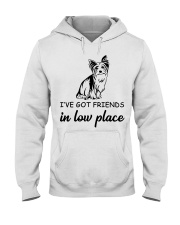 Yorkie I've Got Friends in low places Hooded Sweatshirt thumbnail