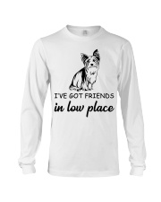 Yorkie I've Got Friends in low places Long Sleeve Tee thumbnail