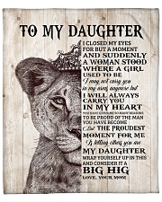 Lion Crown-I closed my eyes moment M-To-Daughter Fleece Blanket - 50" x 60" front