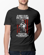 Sorry If My Patriotism Offends You Classic T-Shirt lifestyle-mens-crewneck-front-13
